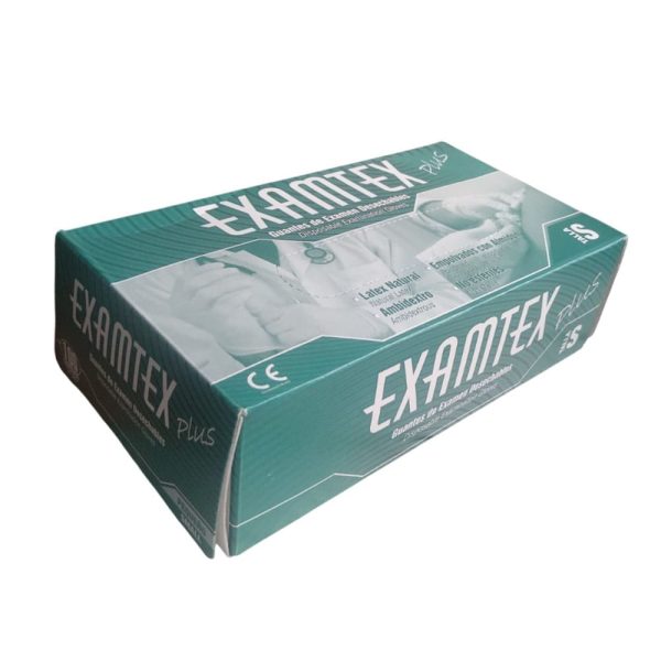 GUANTE EXANTEX DESECHABLE PARA EXAMEN TALLA S X 100 UNDS