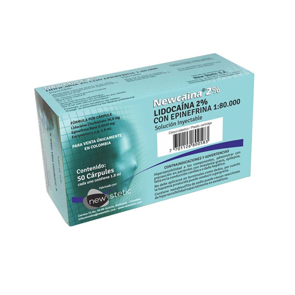 NEWCAINA-2_E-80-BLISTER_PLASTICO-X50. NEWCAINA-2_E-80-BLISTER_PLASTICO-X50.