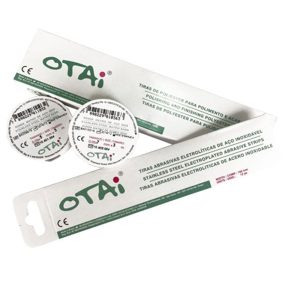 tiras abrasivas de acero 4mm caja x12
